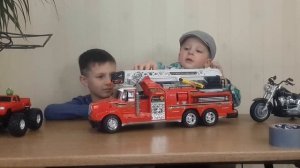 Пожарная машина на пульте управления New Bright