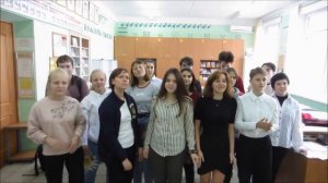 Флешмоб "Спасибо, учитель!".10б