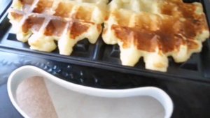 вафли с творогом без масла в вафельнице / как приготовить