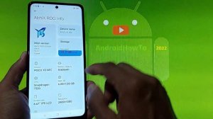 AbhiX ROG Edition V13.0.1 Mod for Poco X3 Android 12 Update: 20221002