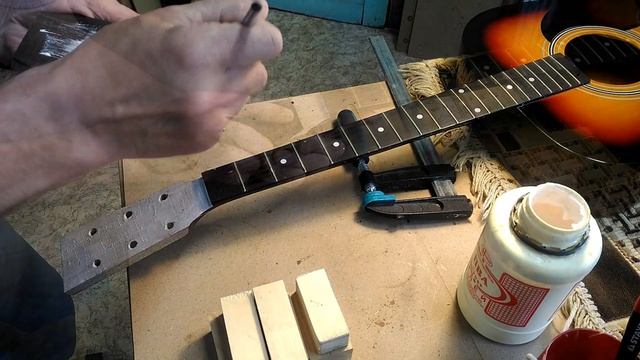 Ремонт головы грифа гитары. смотреть онлайн