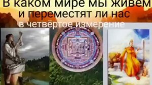В каком мире мы живём и переместят ли нас в четвёртое измерение -@Валерия  Кольцова