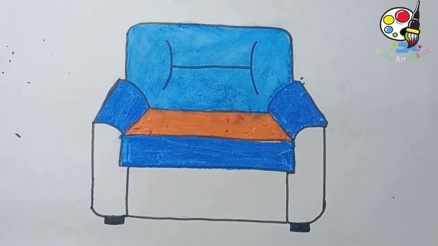 How to draw Sofa || Step by step Sofa drawing || Easy Sofa Drawing || @MafiaArtGallery смотреть онлайн