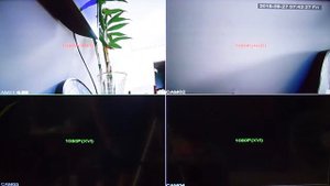 SIMICAM 4ch cctv security system kit. SIMICAM 4 канальный 2 камерный комплект видеонаблюдения