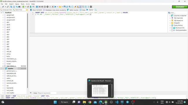 Data Base Task 05 | 1st Year | Semester 01 | Java Institute смотреть онлайн