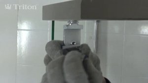 Сборка душевого ограждения ширмы Triton Дека Хром/Deka Chrome