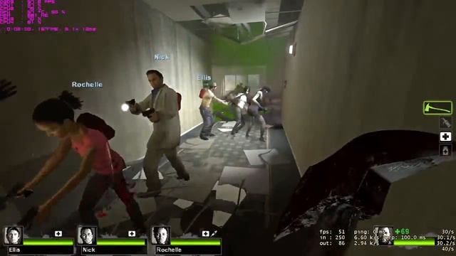 Left 4 Dead 2 on AMD Athlon x4 845 + Sapphire R7 250 Low Profile 1GB GDDR5 смотреть онлайн