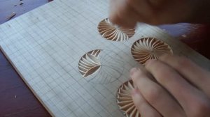 Геометрическая резьба по дереву. Урок 13 (geometric wood carving)