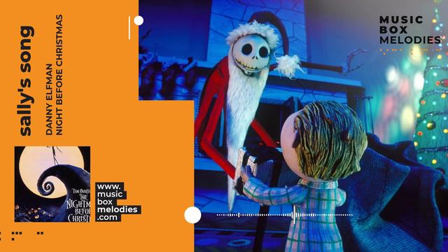 [Music box melodies] - Sally's Song by Danny Elfman (Night Before Christmas OST) смотреть онлайн