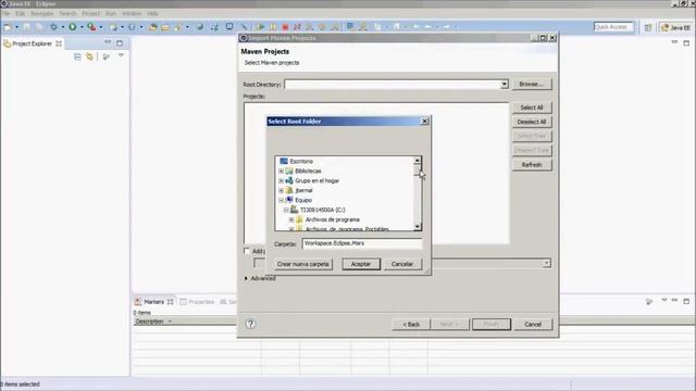 Importing a Maven Project into Eclipse смотреть онлайн