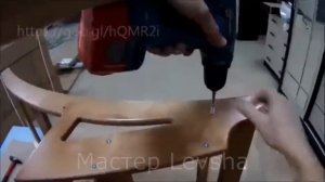 Сборка стула - стремянки. Стул - трансформер.