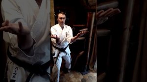 Seisan (十三) principles on wooden dummy. Принципы ката Сэйсан на деревянном манекене.