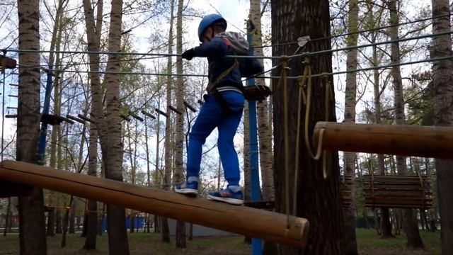 Верёвочный парк. Йети. Кемерово. смотреть онлайн