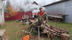 Отличные веерные грабли для листвы. Сад и огород - осенняя уборка.