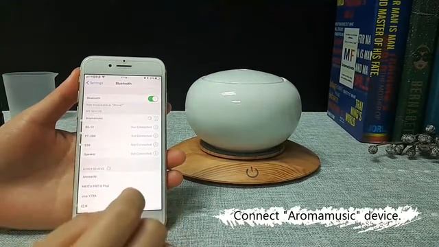 Bluetooth динамик керамический ароматический диффузор для эфирного масла без воды автоматическое