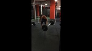 dimitris souliotis snatch ladder and back by increasing reps+5 burpees over bar