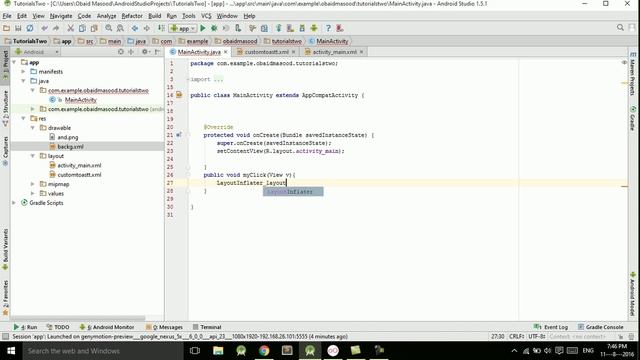 Android Tutorial Part 11 | Custom Toast смотреть онлайн