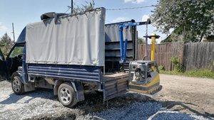 Hyundai Porter . Тент с верхней загрузкой.
