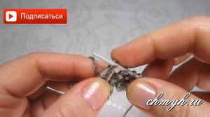 ▶️ Простой узор с ОБВИТЫМИ ПЕТЛЯМИ. Рельефные узоры спицами. Вязание спицами с Larisa Chmyh №29