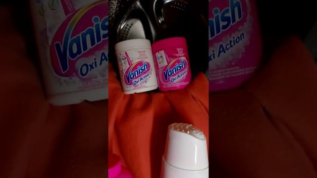 Vanish Oxi Action Pink and Crystal White Experience