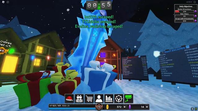 *NEW* ALL WORKING CHRISTMAS UPDATE CODES FOR SURVIVE THE KILLER! ROBLOX SURVIVE THE KILLER CODES смотреть онлайн