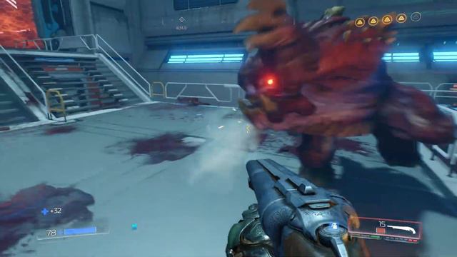 Doom 2016 на геймпаде (в одной из самых сложных миссий в игре) смотреть онлайн