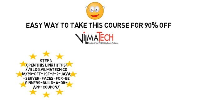 90% Off JSF 2.2 – Java Server Faces for Beginners – Build a DB App Coupon смотреть онлайн