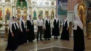 Оживший 17 век. Трисвятое. Демественное многоголосие.