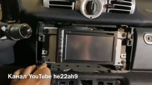 Mercedes Smart, как снять штатную магнитолу/Mercedes Smart, how to remove the head unit