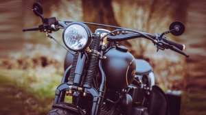 Harley-Davidson CROSS BONES Custom: BLACK WIDOW * A&T Design