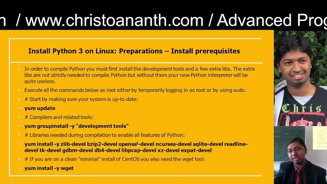 Christo Ananth - Installing Django and Git, Install Python on Mac OS - Advanced Programming Practic