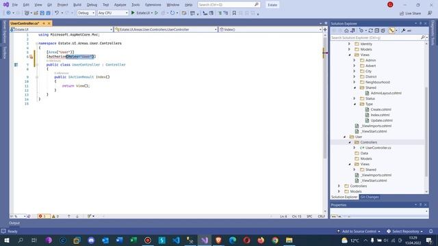 .Net Core 5.0 ile Emlak Sitesi - Kullanıcı Panelinin Eklenmesi