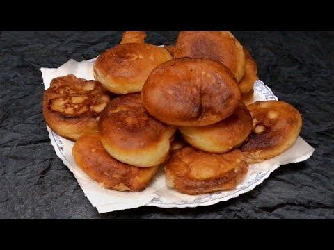 Оладушки на кефире. Секрет пышных оладьев.