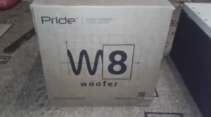 Pride W8 Изготовил закрытый ящик. МОЩНЫЕ МИДБАСЫ.