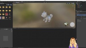 Как загрузить FBX формат 3D модели с текстурами в Blender Импорт персонажа