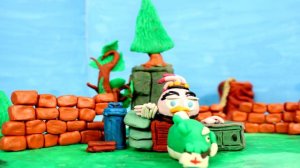 Angry Birds Zombies Part 17 (Claymotion)Stopmotion RED and Stella Return