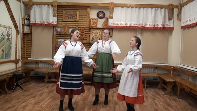 "Страдания" (п.Суземка Брянской обл.), исп. - Анисимова А., Кузнецова Е,, Бойцова К. (ф/а "Горница"