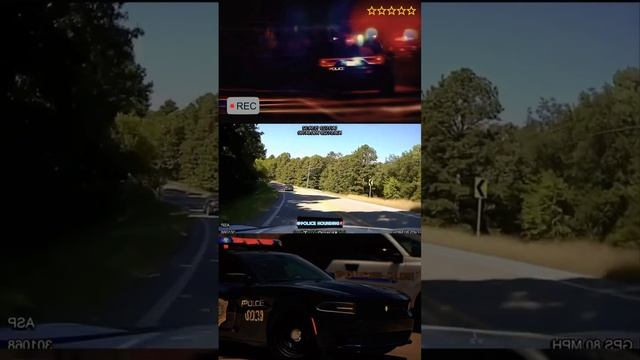 BLACK CHARGER FLEES FROM LAW ENFORCEMENT AND LEADS THEM ON AN INTENSE PURSUIT?