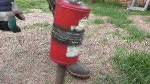 СОЧНЫЙ И КРУТОЙ ВЫХЛОП ИЗ ОГНЕТУШИТЕЛЯ НА КИТАЙСКИЙ ДВИГАТЕЛЬ!!