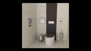 Интерьер маленького туалета в квартире