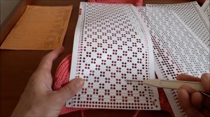 Где заказать перфокарты для вязальной машины.  Перфокарты для прессового переплетения.