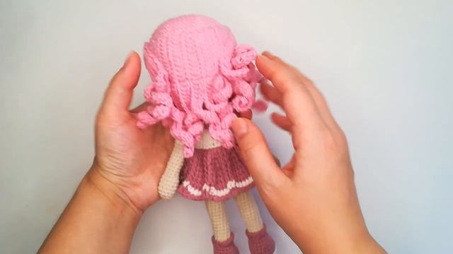 Вязаная кукла амигуруми крючком