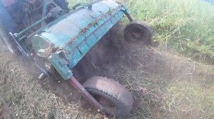 Самодельный ботвоудалитель-измельчитель, пожиратель сорняка (((