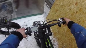 Big Cat Dual 1000. 3 часть. Обзор. Велогибрид. Электровелосипед. Фэтбайк зимой.