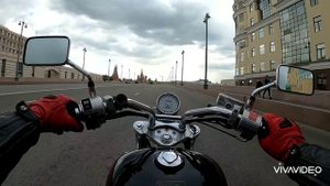 На Honda Steed по Москве