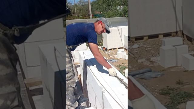 Армирование кладки из газобетонных блоков