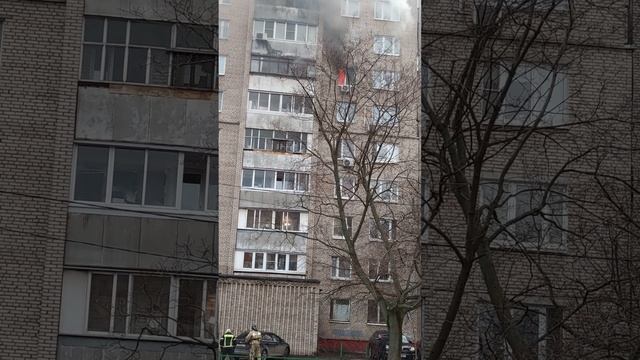 Работа огнеборцев Москвы. Государственная противопожарная служба Российской Федерации.