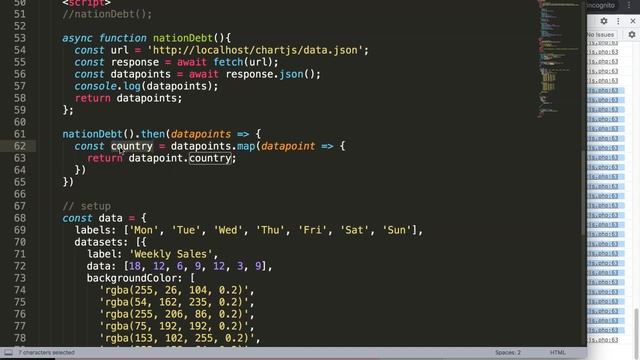 Using Async Fetch with Chart JS and Economic Principles смотреть онлайн