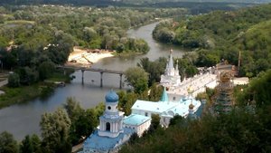 Славяногорск и окрестности с монастыря и горы Артема ! 2019