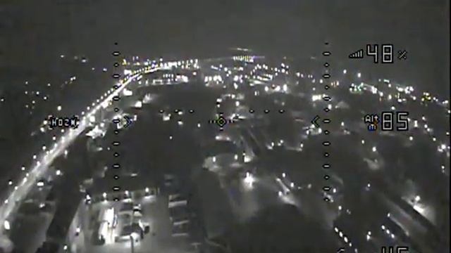 Не повторять без навигации!Потерялся в ночном небе. Тест камеры Eachine C800T. смотреть онлайн